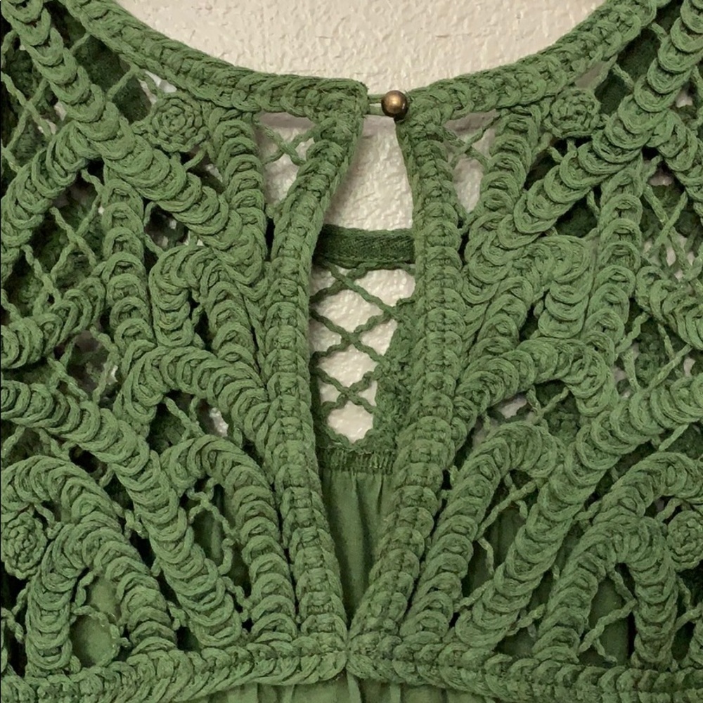 Time and Tru Women's Macrame Top XL - Picture 10 of 14